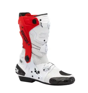 2001-0091-45 Sidi Rex Air Boot White/red Eu 45 / Us 11 2001-0091-45 Sidi Rex Air Boot White/red Eu 45 / Us 11