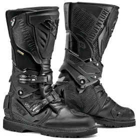 2102-0005-44 Sidi Adventure 2 Gore-tex Motorcycle Boots Black 44 / 10 Us Open Box Display