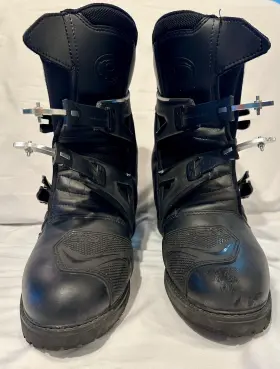 2103-0005-44 Sidi Adventure 2 Gortex Mid Black Euro 44 Us 10.2 Motorcycle Boots