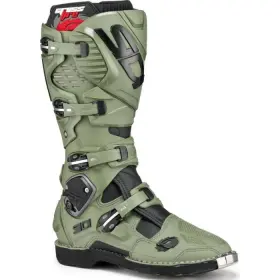 2300-0015-46 Sidi Mens Crossfire 3 Ta Dirt Bike Boot Army/black Size 46