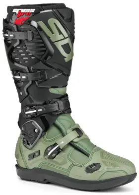 2304-0015-42 Sidi Crossfire 3 Srs Army Black Boots Size 42