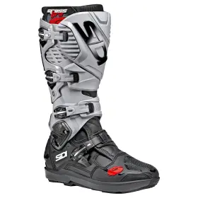2304-0207-44 Sidi Crossfire 3 Srs Boots Black/ash 9.5 - 10 Gray