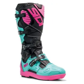 2304054147 Sidi Crossfire 3 Motocross Offroad Boot Srs Blk/mint/pink Sz 12.5 With Free Socks 2304054147 Sidi Crossfire 3 Motocross Offroad Boot Srs Blk/mint/pink Sz 12.5 With Free Socks