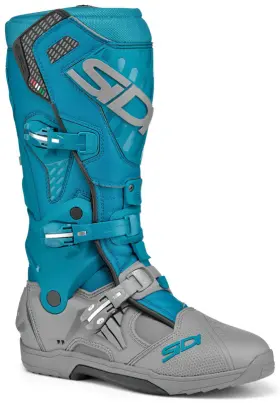 2318-0017-42 Sidi Crossair Grey Petrol Boots Size 42