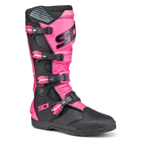 2337-0162-37 Sidi X Power Sc Lei Womens Boots 5.5 - 6 Black/pink