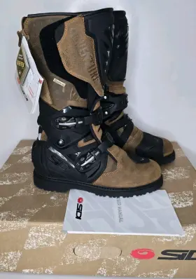 52173-00-245 Sidi Adventure 2 Gore Gtx Motorcycle Boots Size Eu 42 / Us 8.6 Brown/black New