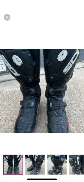 Sid-c3-bkbk-42 Sidi Crossfire 3 Boots Black 8 Us / 42 Eu. Was 475.00