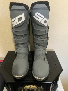 Sid-xpr-gygy-46 Sidi X-power Motorcycle Boots Off-road Men S 11.7us/46eu Gray