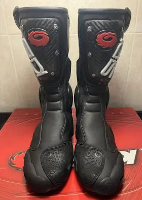 Sis-vr2-bkbk-41 Sidi Vertigo-2 Street Track Motorcycle Boots Black - Mens 9.5