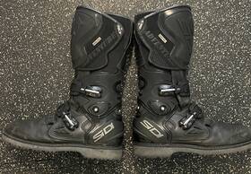 Sidi Sit-ag2-bkbk-45 Adventure 2 Gore-tex Boots Size Us 10 Eu 44 Used W Original Box/paperwork