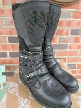 52180-47-102 Sidi Sports Srl Adventure 2 - 47 Offroad Enduro Motorcycle Boots With Goretex Black