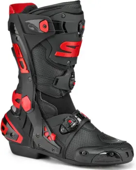Vrexairblkred46 Sidi Rex Air Road Race Boots Black Red 12 46 2001-0101-46