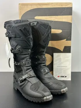 X3-enduro Sidi Size Us 11 Stivale X-3 Enduro Boots Total Black Off Road Cross