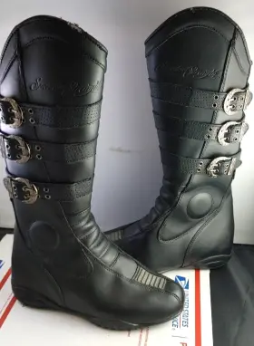 90261 Speed And Strength Size Us Womens 7 Motorcycle Riding Tall Boots Motolisa Black