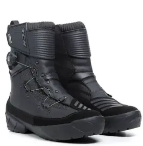 7152w Tcx 130/7152w/ner/38 Infinity 3 Mid Sz 13 Wp T Dry Black Waterproof Short Motorcycle Boot Easy On