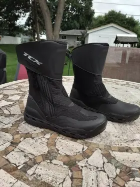 201795242-42c Tcx Motorcycle Boots Clima 2 Surround Gore-tex Black/dark-grey