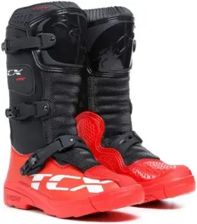 20179t9103-606-38 Tcx Comp-kid Boot Black/red Size 5 U.s. 38 Eu New In Box
