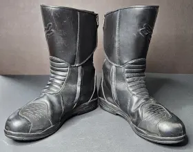 7109 Tcx X-five Motorcycle Boots Black Eu Size 48 Us 13 #7109 Made Romania Gortex Guc