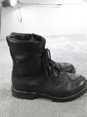 7286w Tcx Hero Wp Motorcycle Riding Boots Mens 9 Black Leather Eu 43 Waterproof Ce