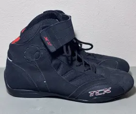 9532 Tcx X2 X-square Size Us 8.5 Men S Motorcycle Boots Shoes With Black Suede Strap 9532 Tcx X2 X-square Size Us 8.5 Men S Motorcycle Boots Shoes With Black Suede Strap
