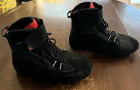 9536w Tcx X-move Waterproof Motorcycle Boots In Black With Red Accents - Men S Size 10