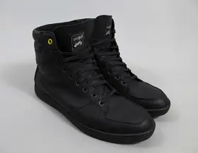 9552w Tcx Scr Black Rider Sneakers Mens Size 9 Leather Motorcycle Riding Shoes