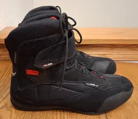 B14-066 Tcx Mens 9560w X-cube Evo Black Waterproof Motorcycle Boots Sz 12 / 46