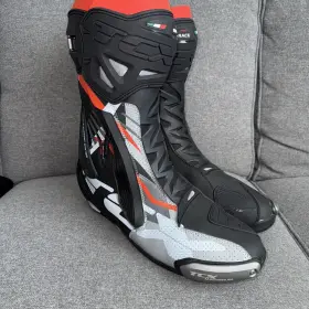 7657 Tcx Md 130/7657/ner/ Rt-race Pro Air Motorcycle Boots Black/gray Reflex