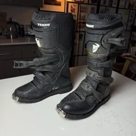 3410-221 Thor Blitz Xp Boots Offroad Dirt Bike Black Size 9 3410-221 Thor Blitz Xp Boots Offroad Dirt Bike Black Size 9