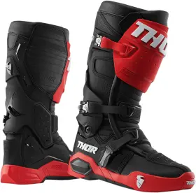 3410-2244 Thor Radial Boots Black/red Size 7