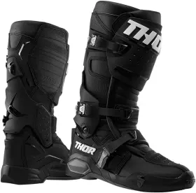 3410-2260 Thor Radial Dirt Bike Boots - Black Mens Size 14
