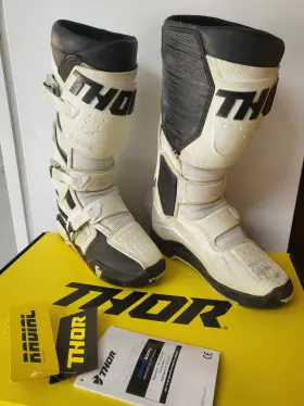 3410-2273 Thor Radial Mens Mx Offroad Boots White 3410-2273 Thor Radial Mens Mx Offroad Boots White