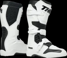 3410-3107 Thor Blitz Xr Boots - White/black Size 14 3410-3107 Thor Blitz Xr Boots - White/black Size 14