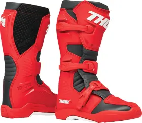 3410-3116 Thor Blitz Xr Boots Charcoal Red Adult Size 14