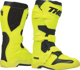 3410-3125 Thor Blitz Xr Boots Adult Size 14 Fluorescent Acid Black