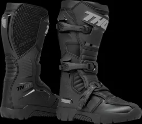3410-3128 Thor Blitz Xr Trail Boots - Black/gray Size 8