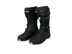 3411-05061 Thor Sd Blitz Xp Dirt Bike Boots - Black Mx Sole Us Size Youth 04