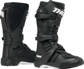 3411-0730 Thor Youth Blitz Xr Boots - Black/white Size 7