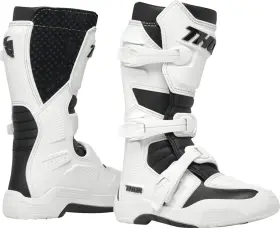 3411-0748 Thor Youth Blitz Xr Boots - White/black Size 4