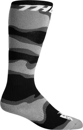 3431-0659 Thor Youth Mx Camo Socks - Gray/white Size 1-6