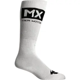 3431-0664 Thor Mx Cool Youth Socks In White/black