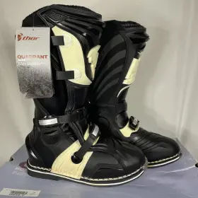 3410-0505 Thor Quadrant Boots Motorcross Motorcycle Mx Dirt Bike Off Road Mens 12 Black 3410-0505 Thor Quadrant Boots Motorcross Motorcycle Mx Dirt Bike Off Road Mens 12 Black
