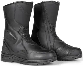 Tourmaster 097261310757 Helix Womens Leather Motorcycle Touring Boots Black 9 Usa