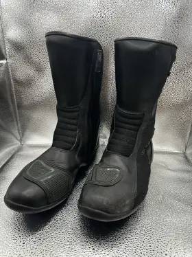 Tm-hip-blk-10 Tourmaster Hipora Motorcycle Riding Boots Waterproof Size 10