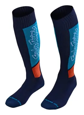 864892032 Troy Lee Designs Thick Gp Motocross Sock Coolmax Vox Navy S/m Us Sizes 6 - 9 Men