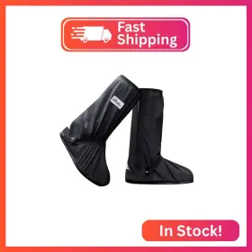 8542055280 Ushth Black Waterproof Rain Boot Shoe Cover With Reflector 1 Pair Medium