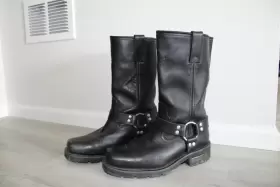 Lu1443 Xelement Leather Motorcycle Boots Rider 1443 Size 9m