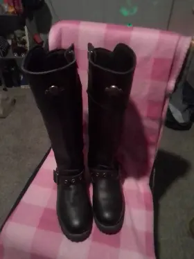X-93009 Xelement Element Womens Biker Boots X93009 Size 8.5 Brand Spankin New Baby Beautiful