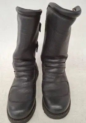 X1941 Xelement Motorcycle Boots Black Leather Mens Size 11 Excellent Condition