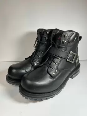 3403-0744 Z1r Trekker Mens 12 Black Motorcycle Riding Dual Sport Street Racing Boots